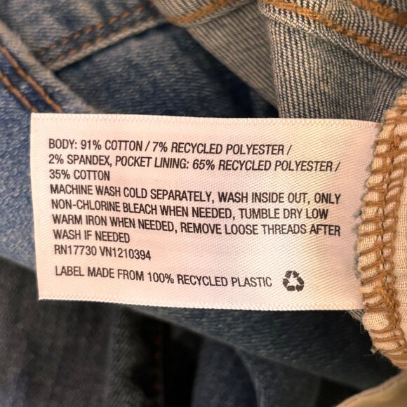 Universal Thread Women's 18R Mid-Rise Skinny Jeans Medium Wash Distressed Denim - Picture 7 of 12